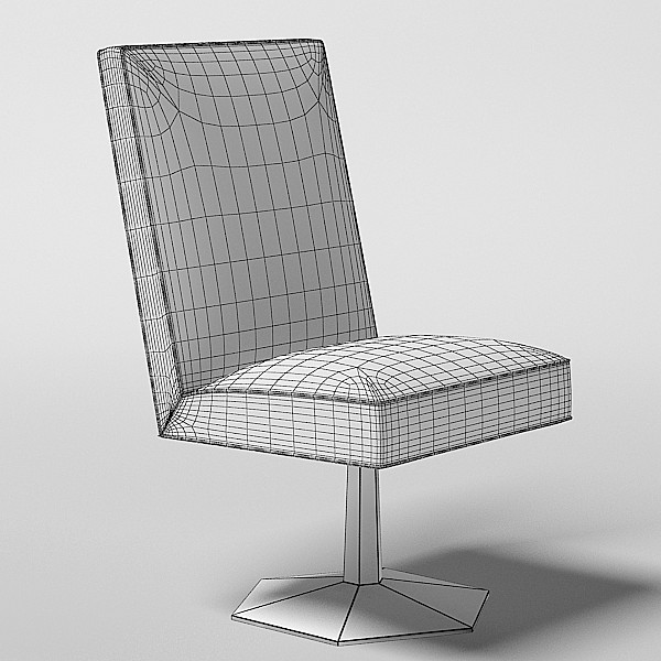 3d model driade leg caffe - driade one leg caffe stool chair by shop3ds